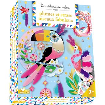 Plumes et strass oiseaux fabuleux - coffret avec accessoires