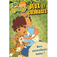 Jeux coloriage av autocol dieg