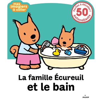 La famille Écureuil et le bain