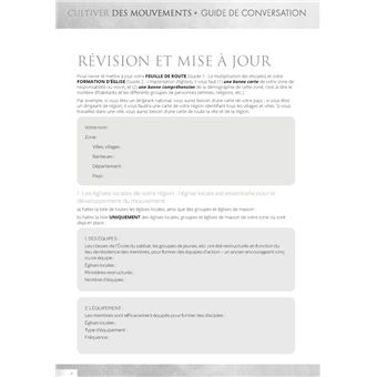 Cultiver un mouvement