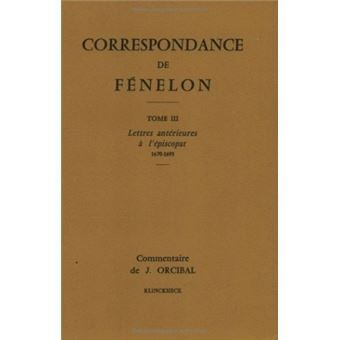 Correspondance de Fénelon