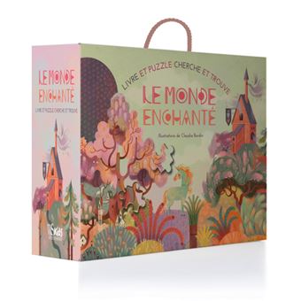 Livre et puzzle cherche et trouve - Le monde enchanté