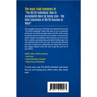 Summary: The 80/20 Individual