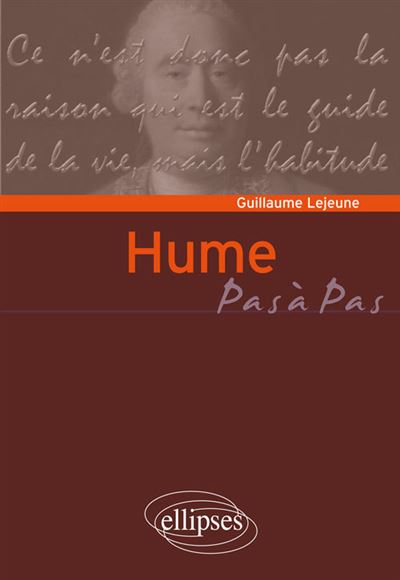 Hume - Guillaume Lejeune - broché