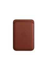 APPLE IPHONE LEATHER WALLET MAGSAFE UMBER