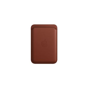 APPLE IPHONE LEATHER WALLET MAGSAFE UMBER