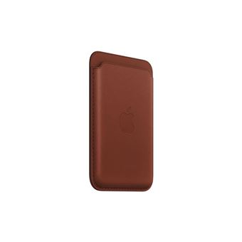 APPLE IPHONE LEATHER WALLET MAGSAFE UMBER