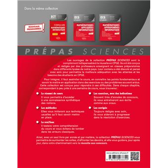 Mathématiques - Informatique - prépas ECT 2e année - Programme 2022