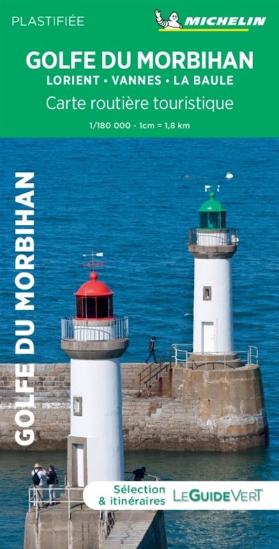 CARTE ROUTIERE TOURISTIQUE GOLFE DU MORBIHAN ET SA REGION