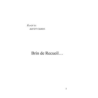 Brin de Recueil
