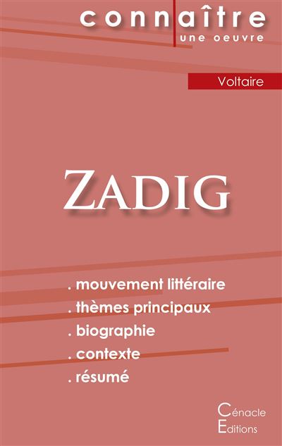 Fiche de lecture Zadig