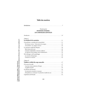 Faire et défaire la virilité