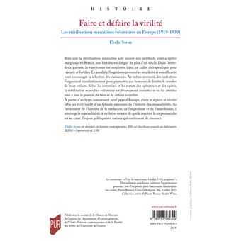 Faire et défaire la virilité
