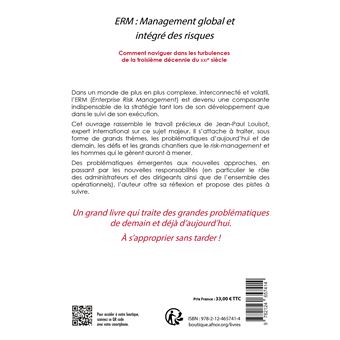 ERM : management global et intégré des risques