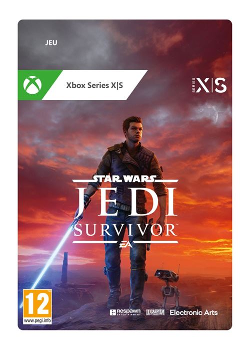 Pochette avant du jeu Code de téléchargement Star Wars: Jedi Survivor Xbox Series