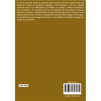 Rome, Naples et Florence