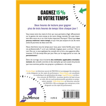 Gagnez 15 % de votre temps