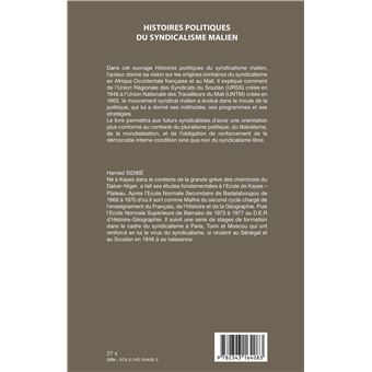 Histoires politiques du syndicalisme malien