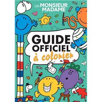 Monsieur Madame-Guide officiel à colorier