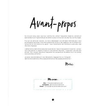 L'aquarelle par Marie Boudon