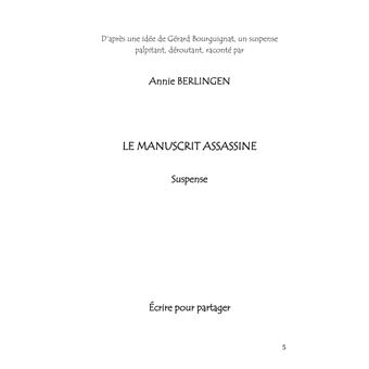 Le manuscrit assassiné