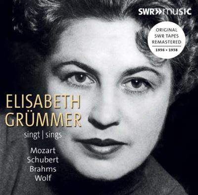 Elisabeth grummer chante mozart schubert brahms et wolf