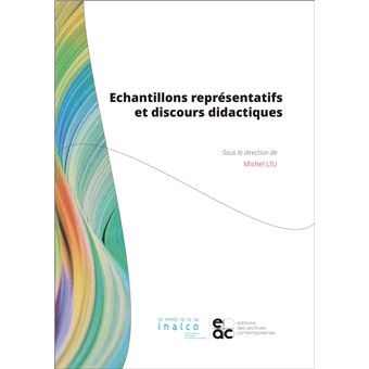 Echantillons représentatifs et discours didactiques