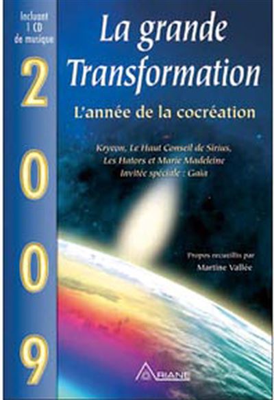 2009 - La grande transformation - Marie Delclos - Livre CD