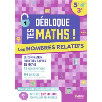 Les nombres relatifs (5e-4e-3e)