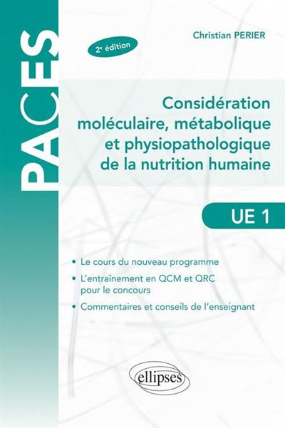 Considérations moléculaire métabolique et physiopathologique de la nutrition humaine