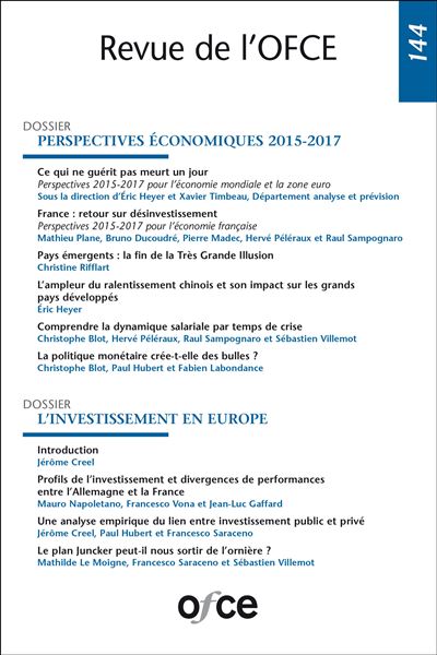 N° 144 : perspectives économiques 2015-2017