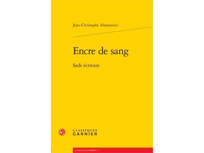 Encre de sang - sade écrivain