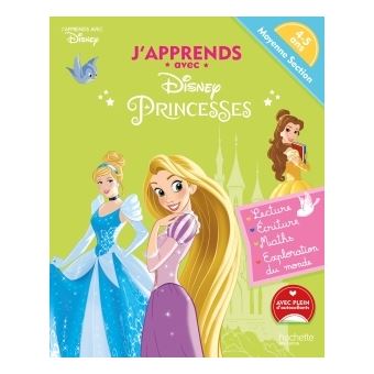 Disney Princesses J Apprends Avec Les Princesses Maternelle Moyenne Section Collectif Broche Achat Livre Fnac