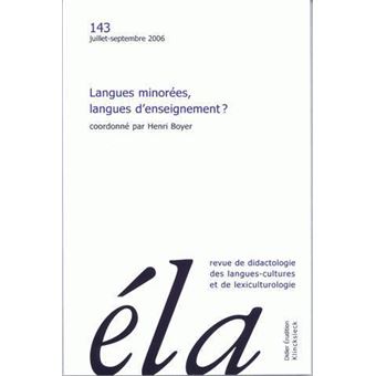 Études de linguistique appliquée - N°3/2006