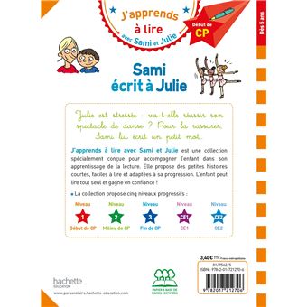 Sami et Julie CP Niveau 1  - Sami écrit à Julie