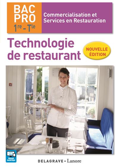 Technologie de restaurant 1re, Tle Bac Pro CSR (2017) - Pochette élève