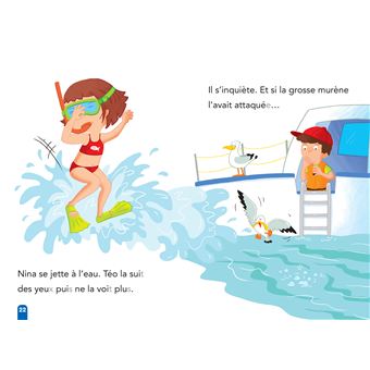 Téo et Nina fin de CP niveau 3 - La promenade en mer de Téo et Nina