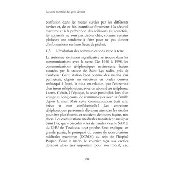 La santé mentale des gens de mer