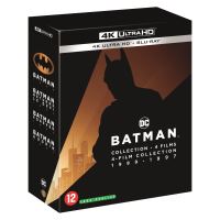 Coffret Batman 4 Films Blu-ray 4K Ultra HD