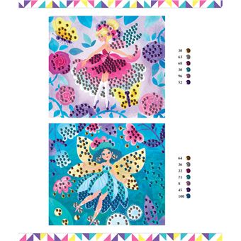 Sequins à clouter fées - boîte avec accessoires