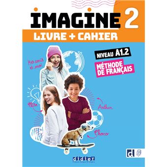 Imagine 2 - A1.2 - Livre + cahier + didierfle.app - 3 unités