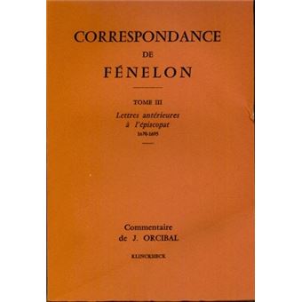 Correspondance de Fénelon