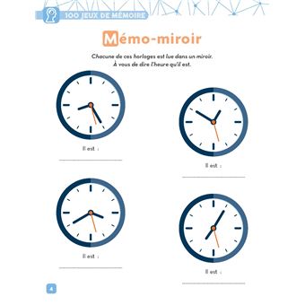 100 Jeux de mémoire pour stimuler vos neurones