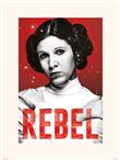 Poster Star Wars Leia Rebel