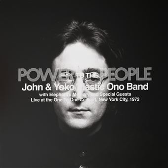 JOHN LENNON POWER TO THE PEOPLE レコード RSD Power To The People -Live At The One To One Concert, New
