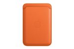 APPLE IPHONE LEATHER WALLET MAGSAFE ORANGE