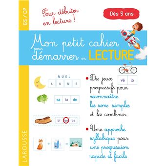 Mon petit cahier pour démarrer en lecture