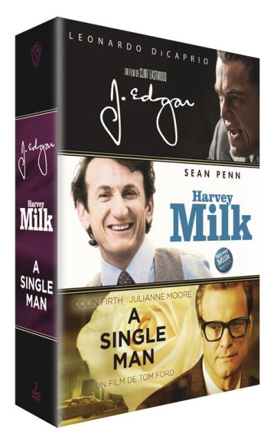 J. Edgar - Harvey Milk - A Single Man - Coffret
