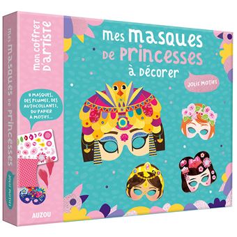 Mon coffret d'artiste - mes masques de princesses à décorer