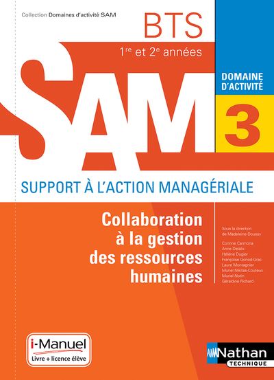 Collaboration a la gestion des rh bts sam 1e-2e annees